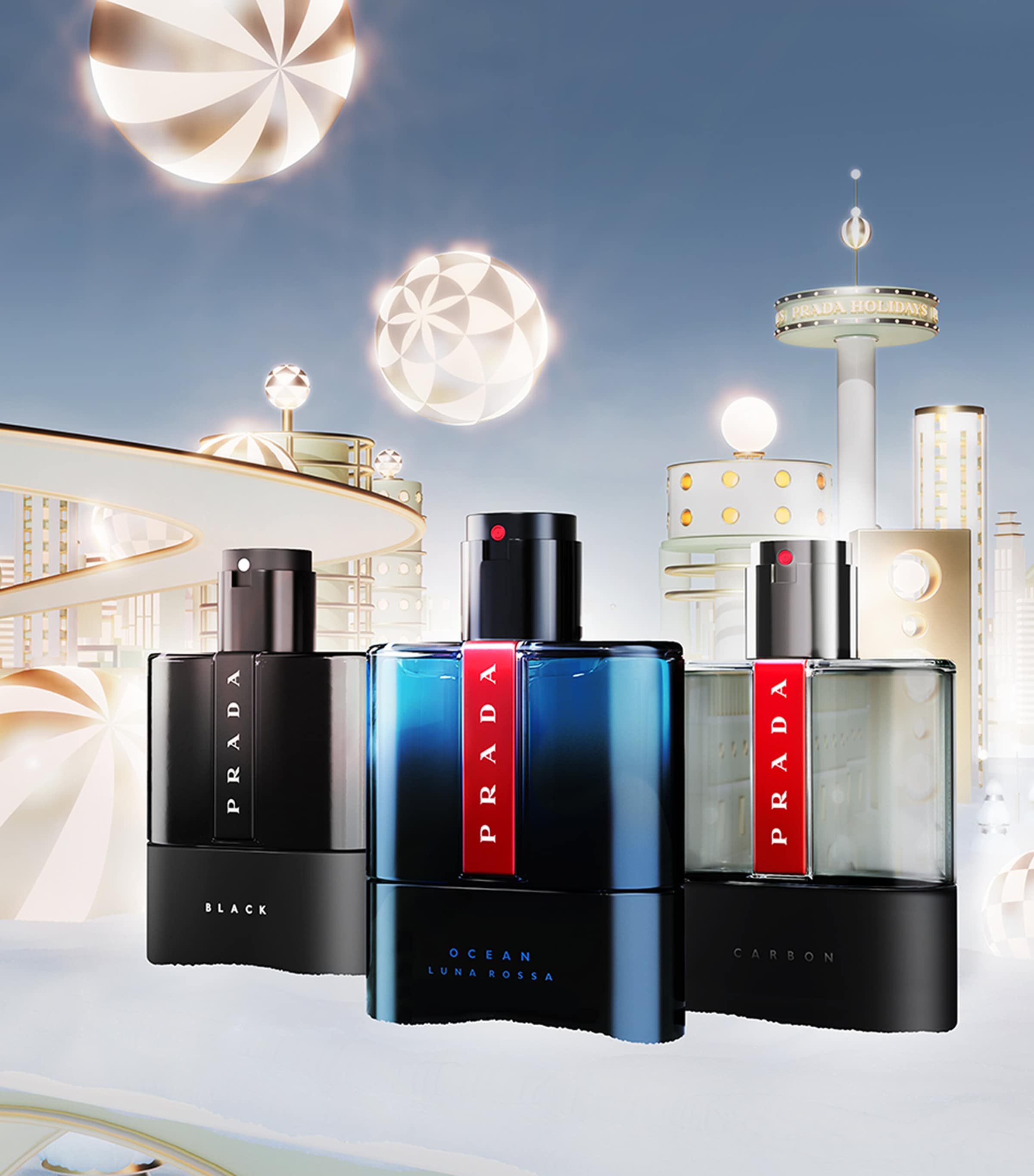 Prada Beauty Prada Luna Rossa Black Eau de Parfum Fragance Gift Set Harrods US