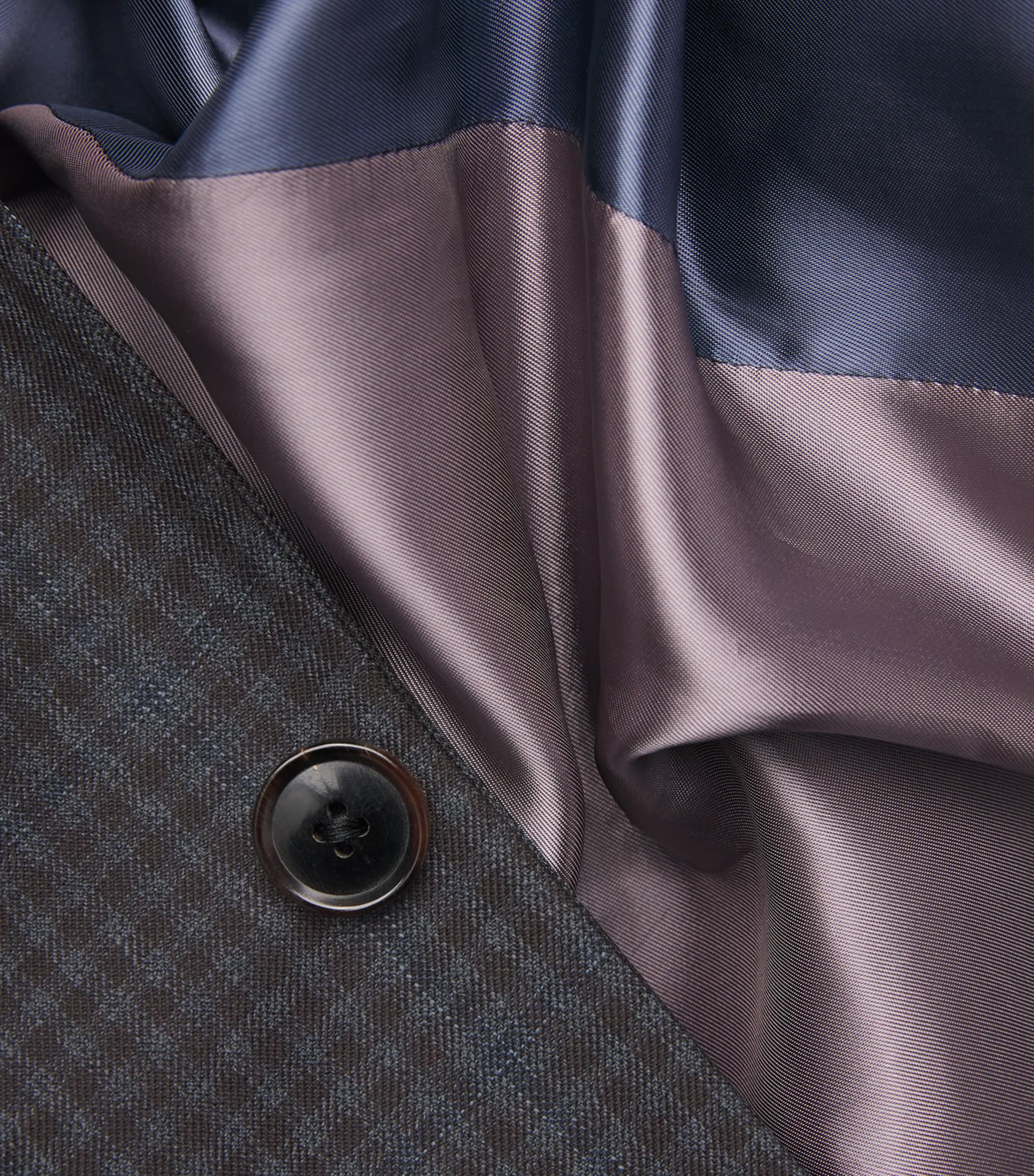 Wool Check Blazer 43_GREYISH BLUE Image 5