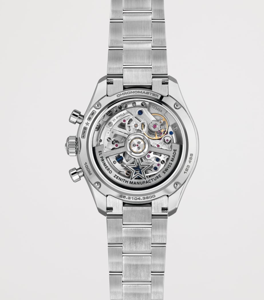 White Gold, Diamond and Sapphire Chronomaster Sport Watch 41mm BLACK Image 4