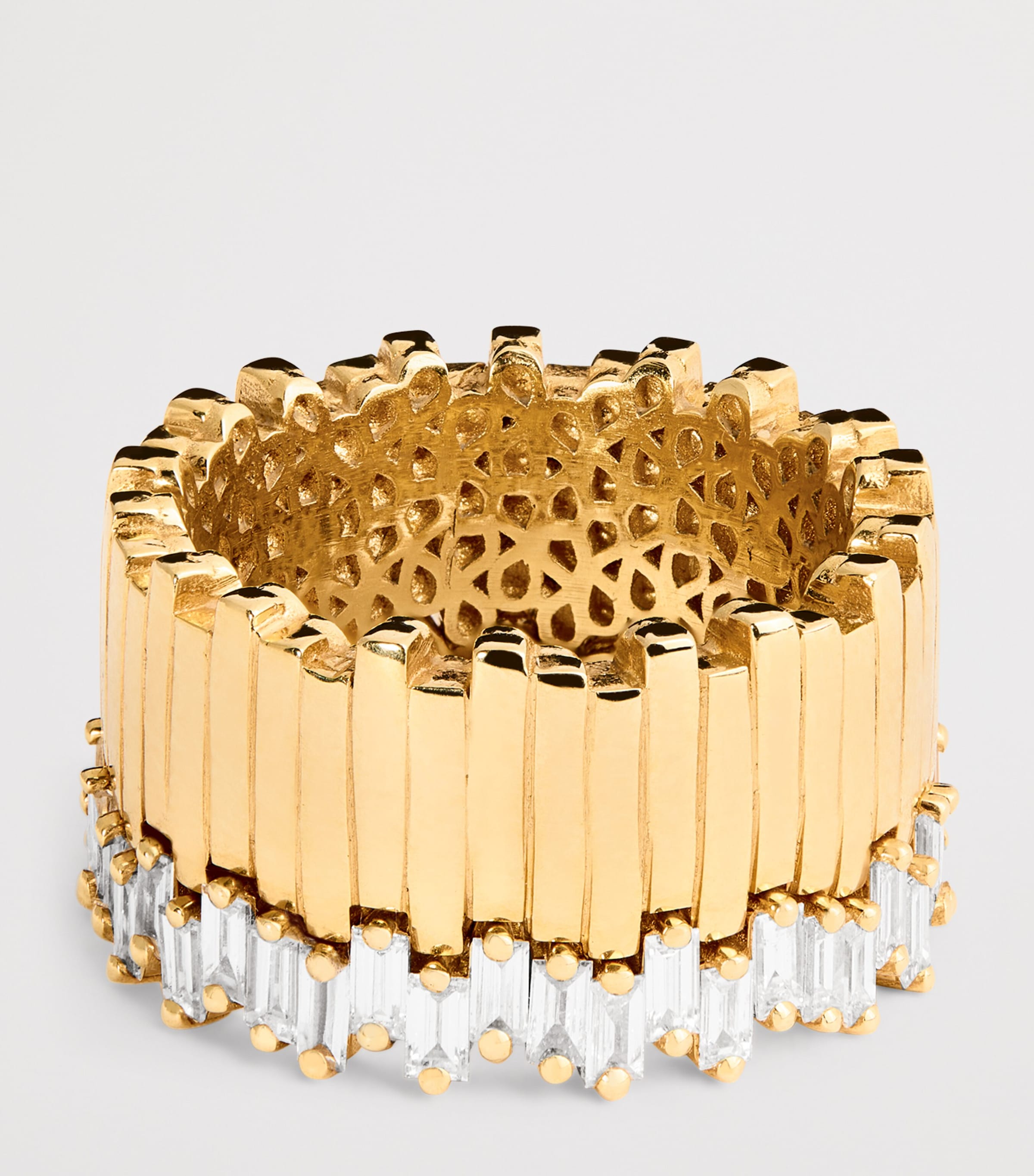 Suzanne Kalan Yellow Gold and Diamond Milli Stacker Eternity Ring (Size 7) Yg/wd Image 4