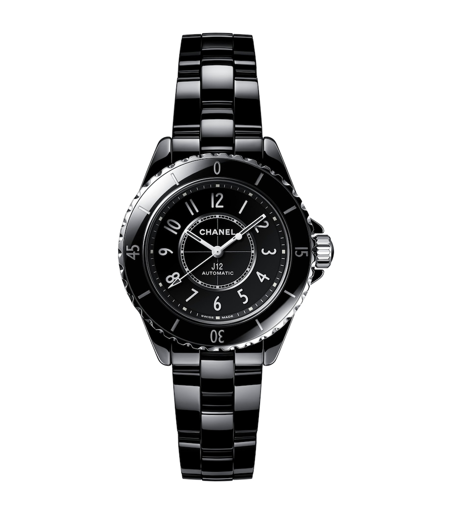 Ceramic and Steel J12 Calibre 12.2 Watch 33mm BLACK Image 1