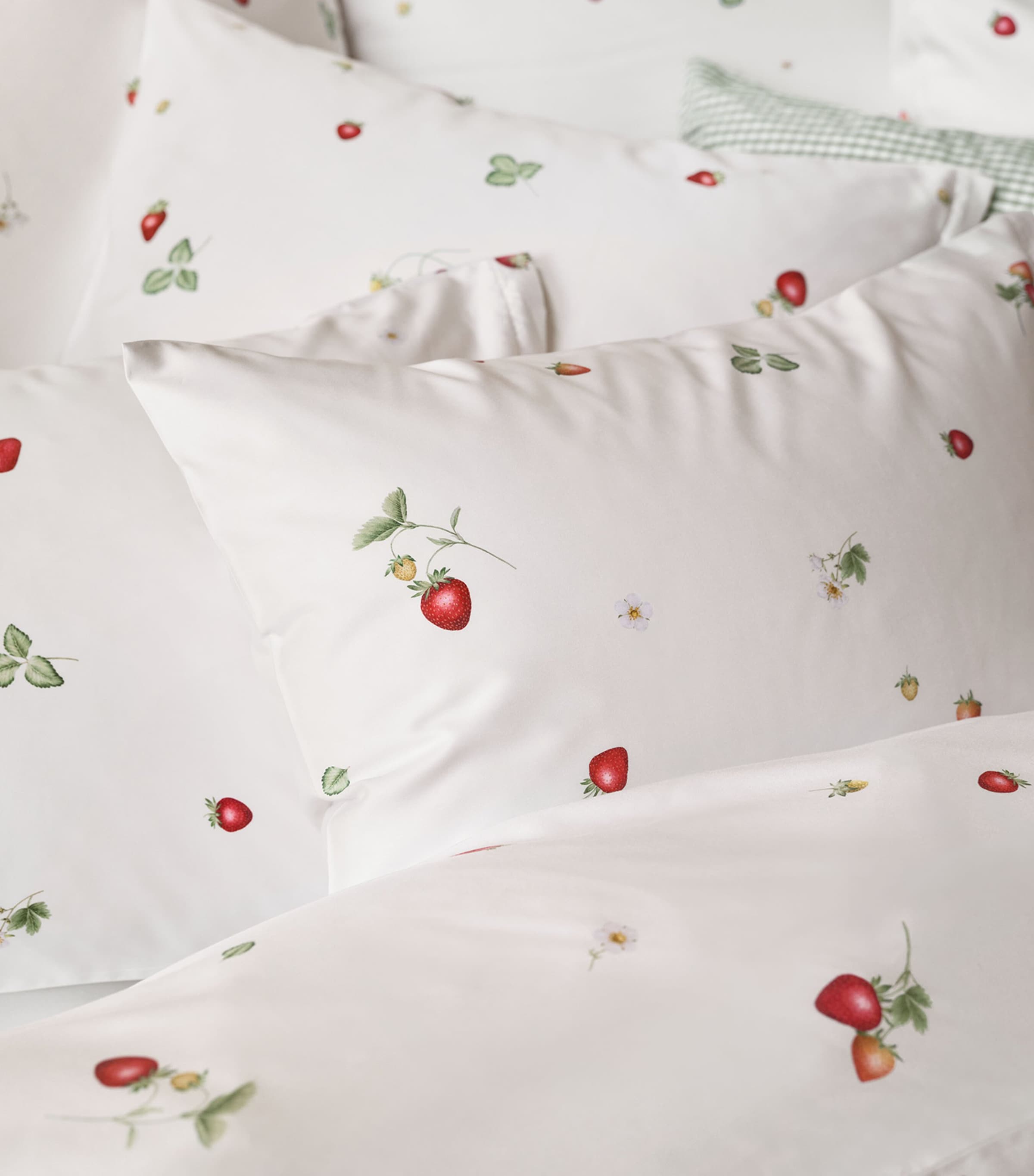 Schlossberg Cotton June Super King Duvet Cover (260cm x 220cm) Blanc Image 2