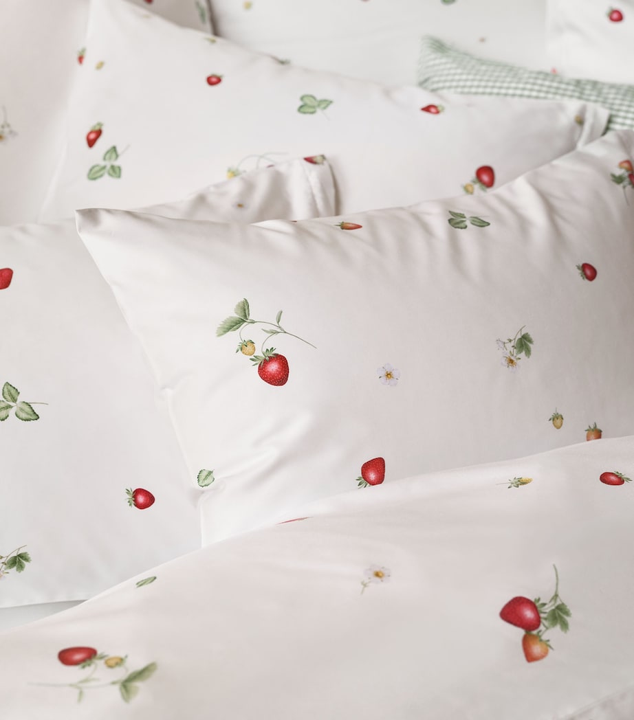 Schlossberg Cotton June Super King Duvet Cover (260cm x 220cm) Blanc Image 2
