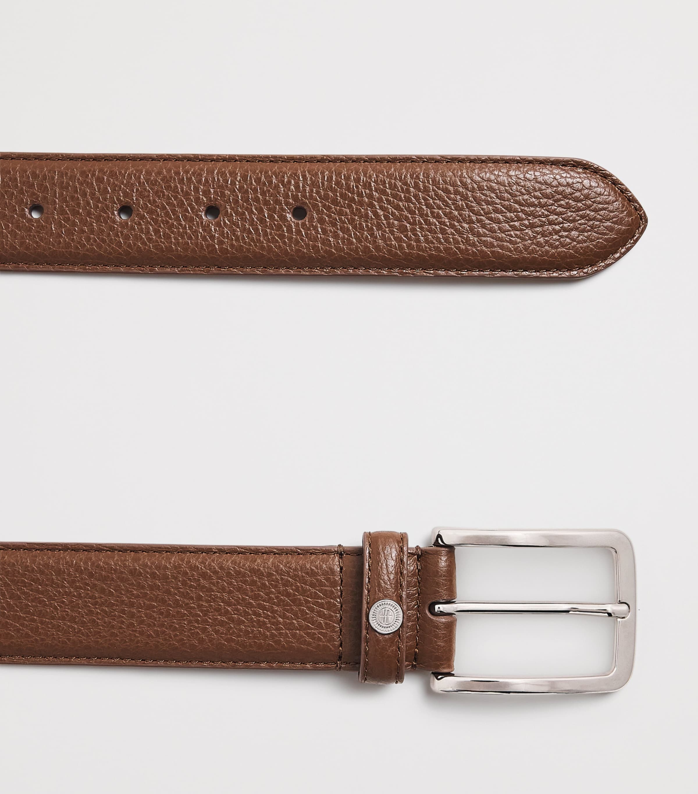 Harrods Leather Belt Brown Image 4