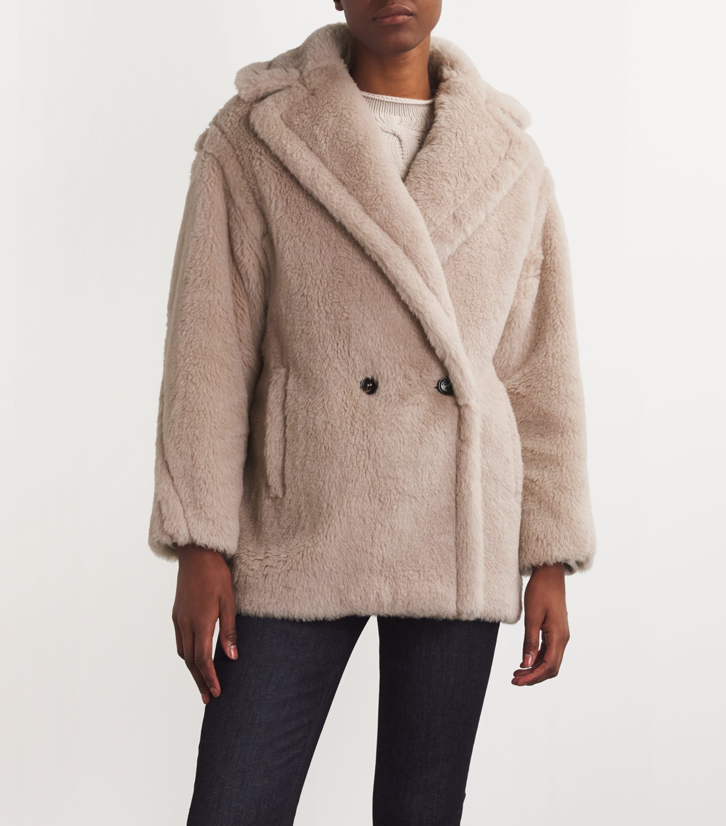 Teddy Coat Best Max Mara Coat For Petite Max Mara Beige Alpaca
