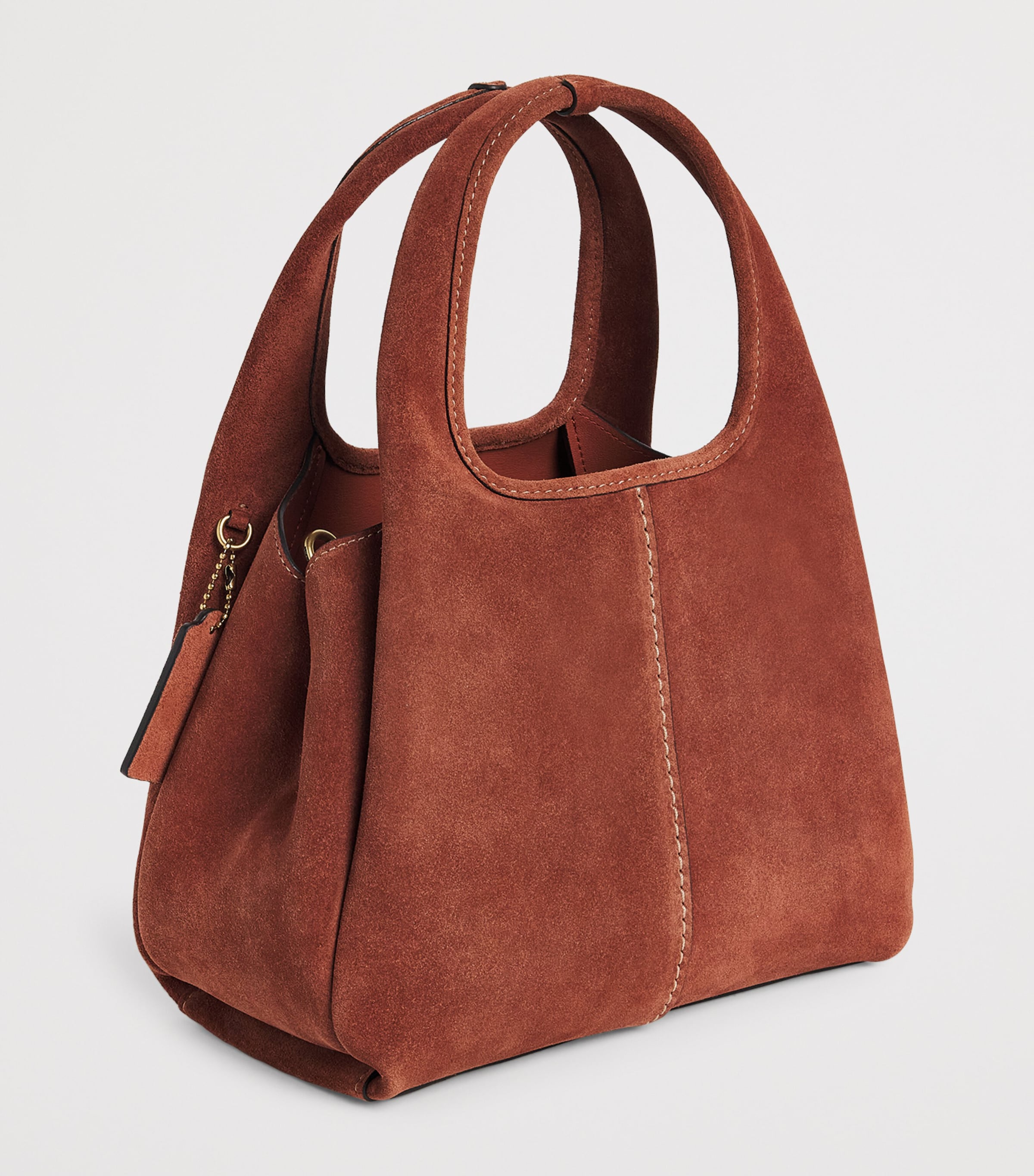 Coach Large Suede Lana 23 Top-Handle Bag Image 3