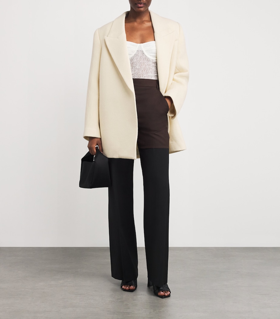 Wool Atrium Coat MCRM CREAM Image 2