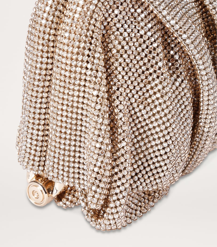 Embellished Venus La Petite Clutch Bag BEIGE Image 4