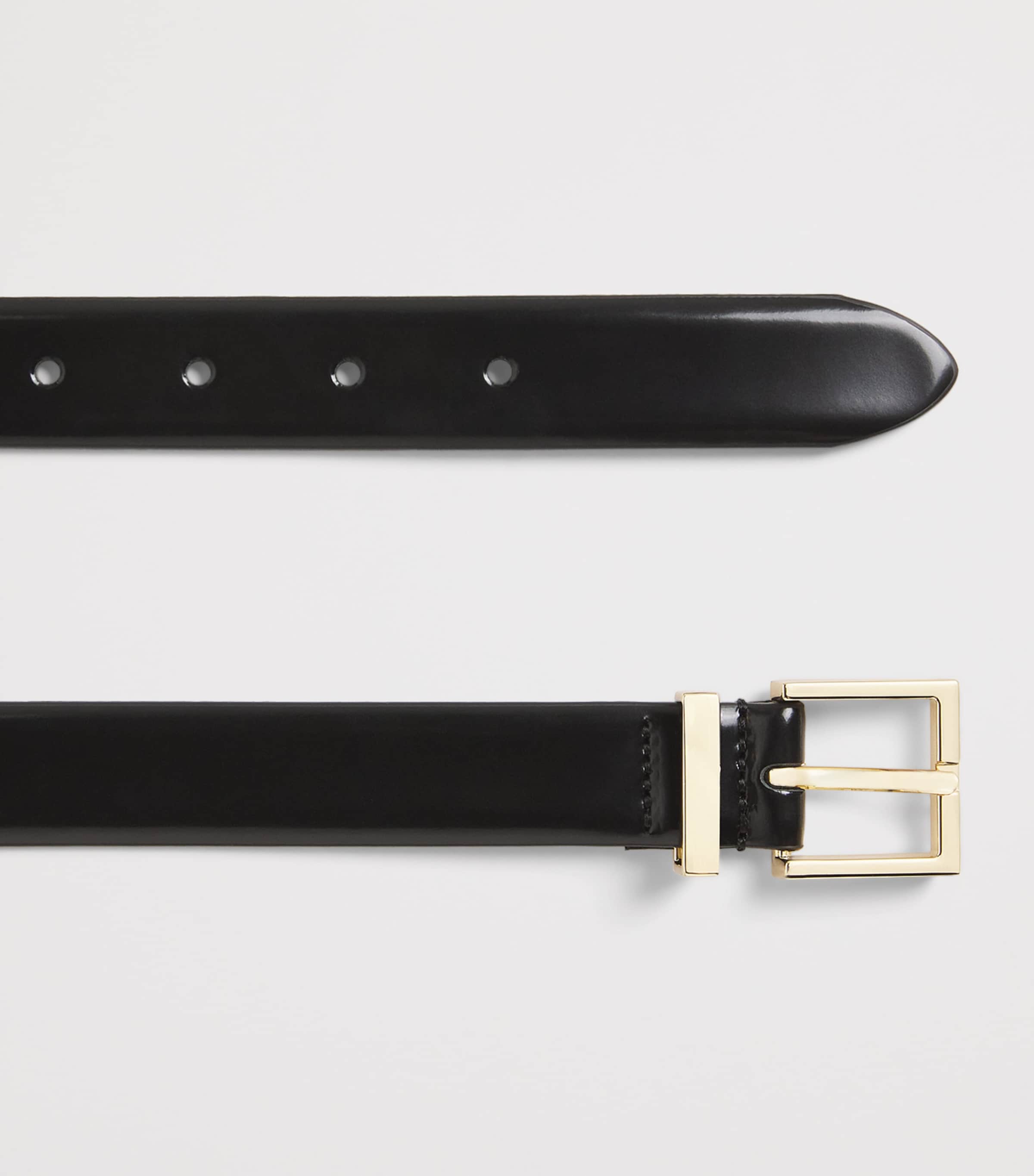 Leather Belt BLACK Image 4