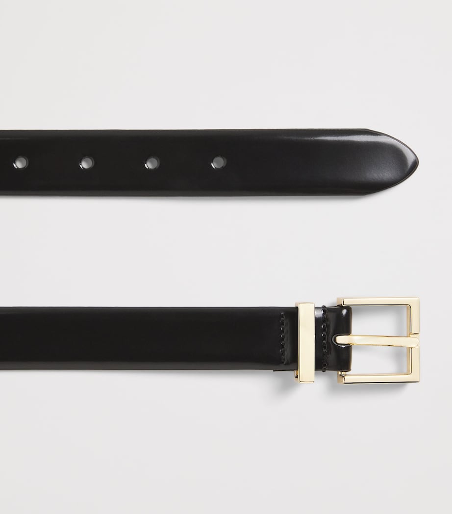 Leather Belt BLACK Image 4