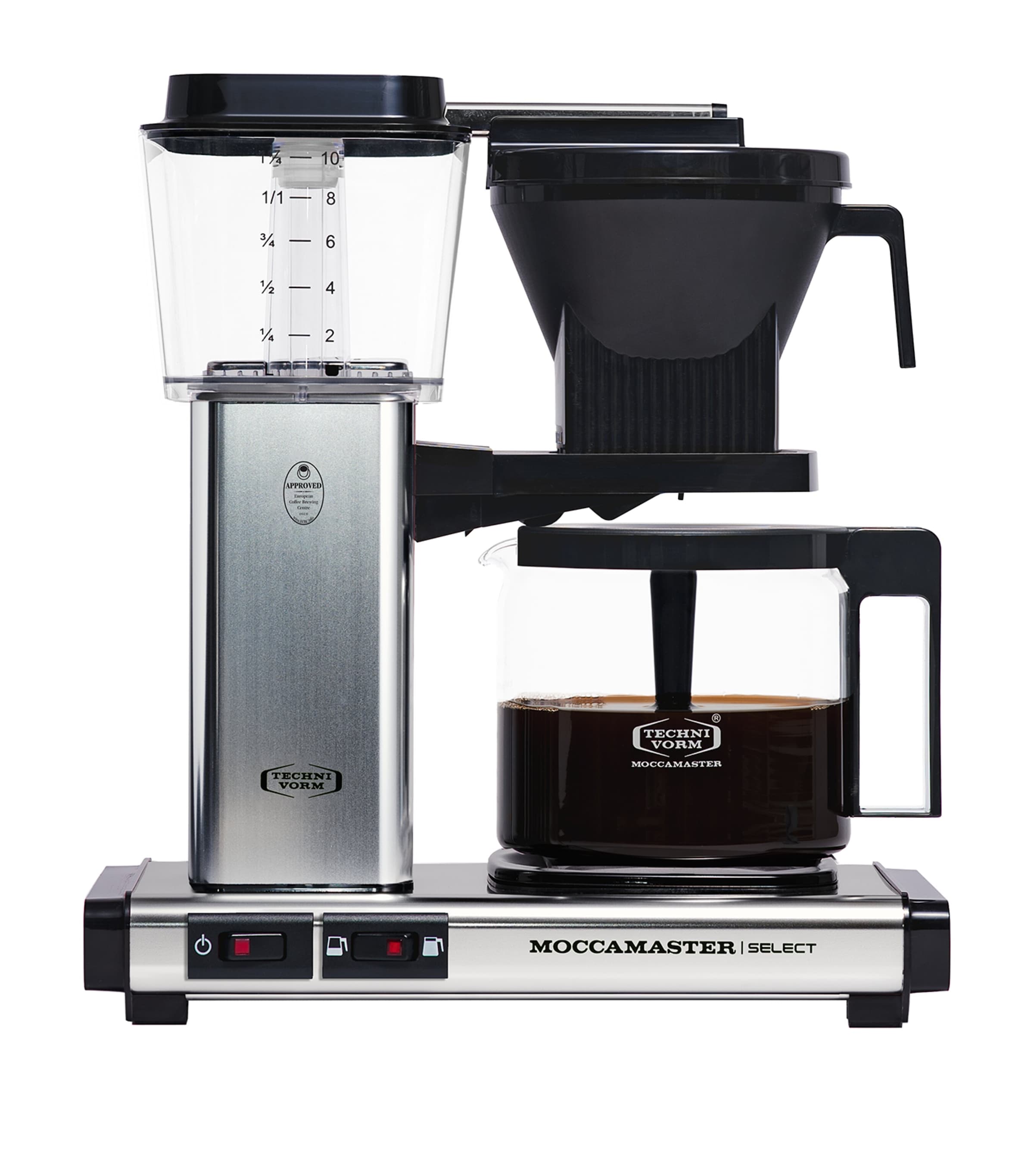 Moccamaster KBG Select Filter Coffee Machine Polished Silver Image 1