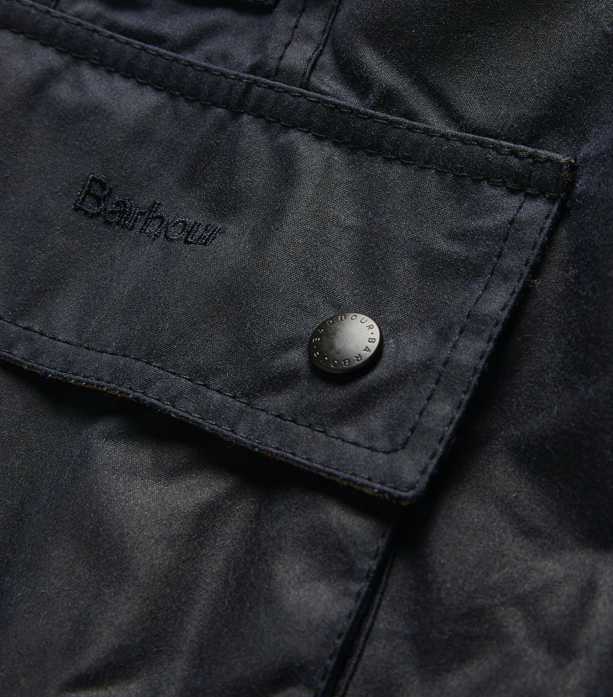 Beadnell Waxed Jacket NAVY Image 4
