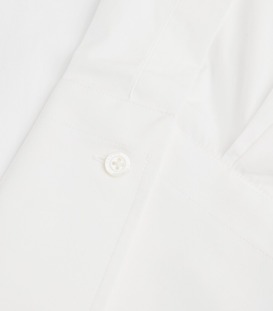 FRAME Womens Cotton Sunday Shirt White Image 5