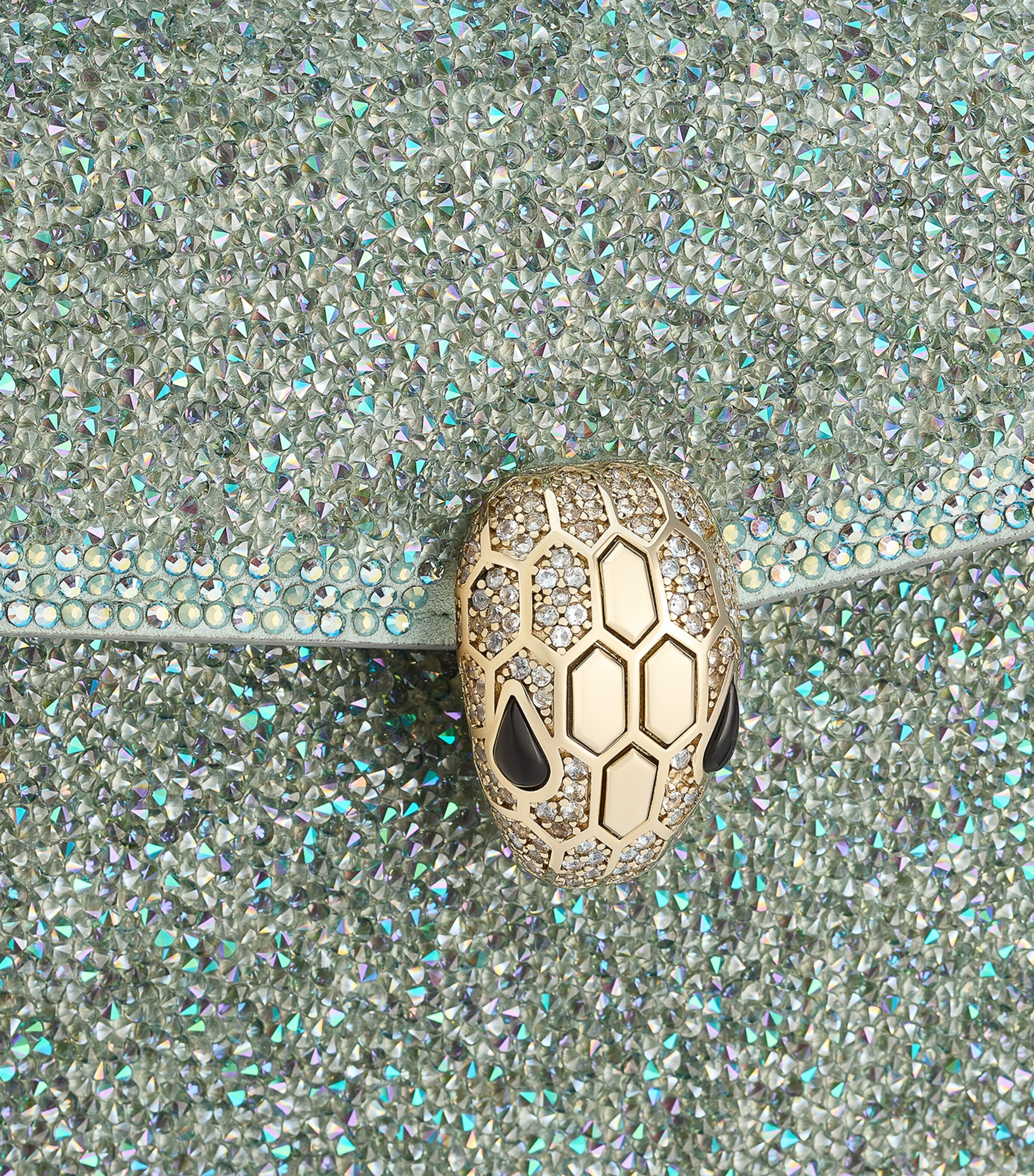 Mini Serpenti Forever Cross-Body Bag TURQUOISE Image 5