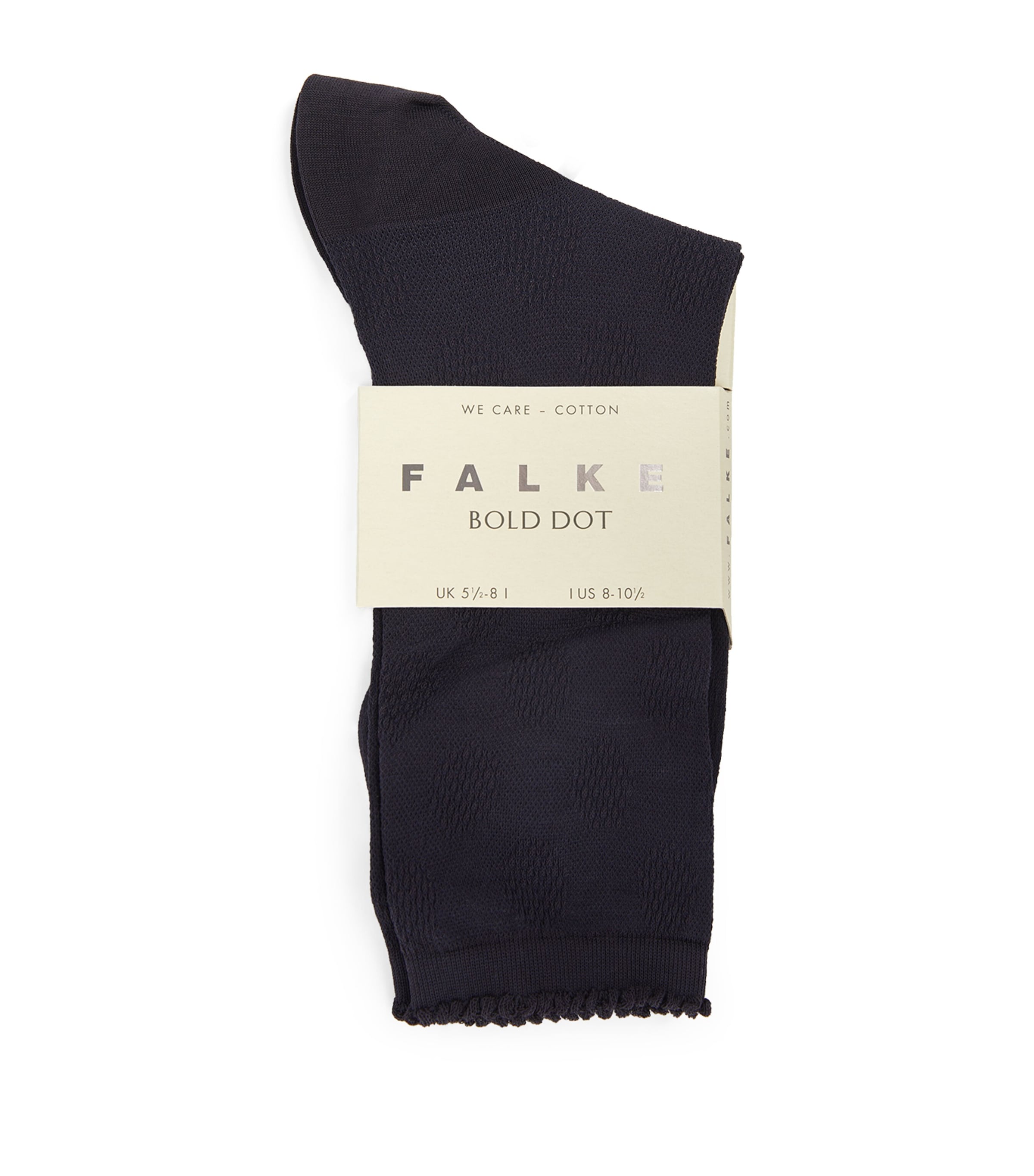 Falke Organic Cotton-blend Bold Dot Socks In Blue