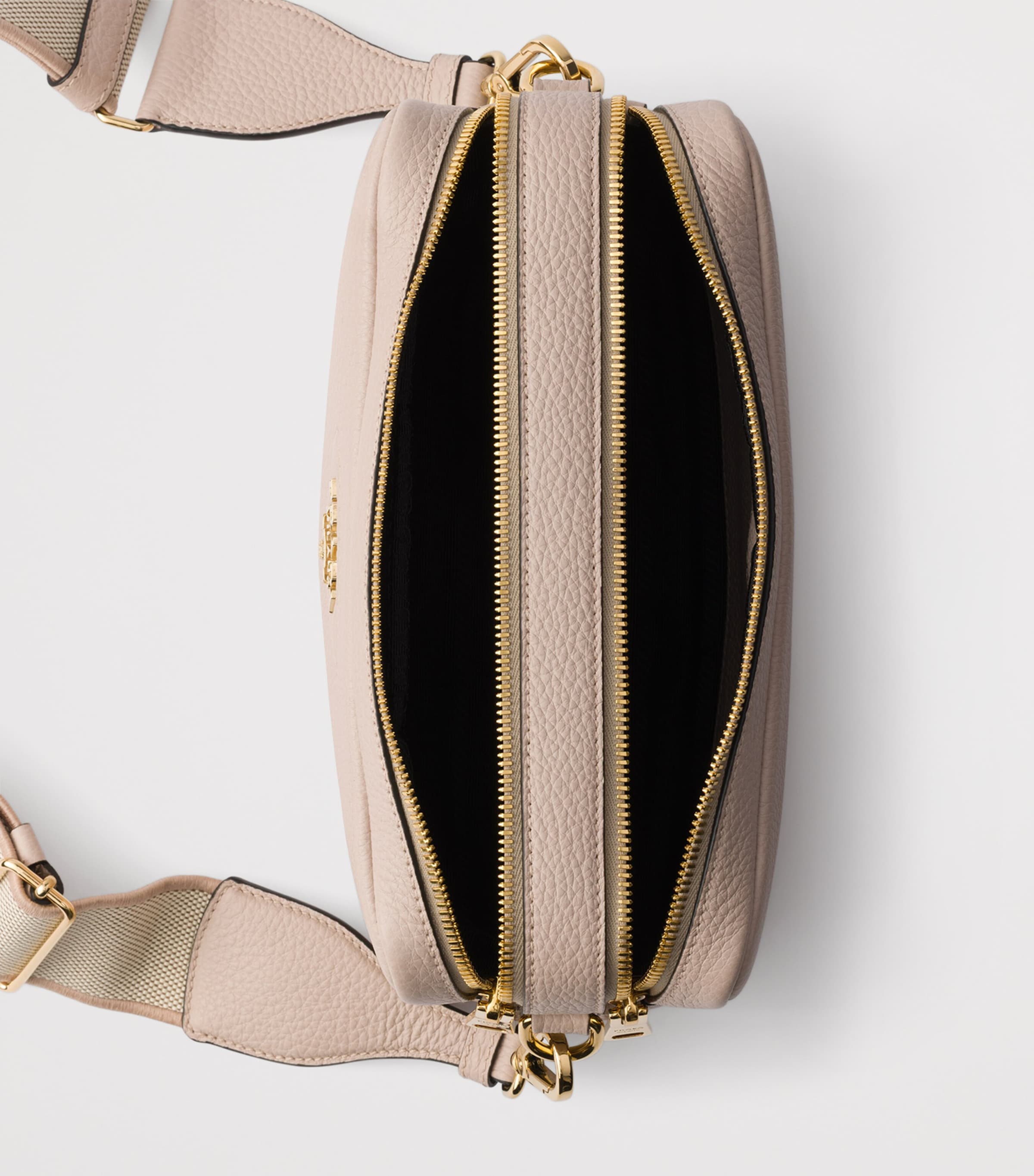 Small Leather Cross-Body Bag F02FU Image 4