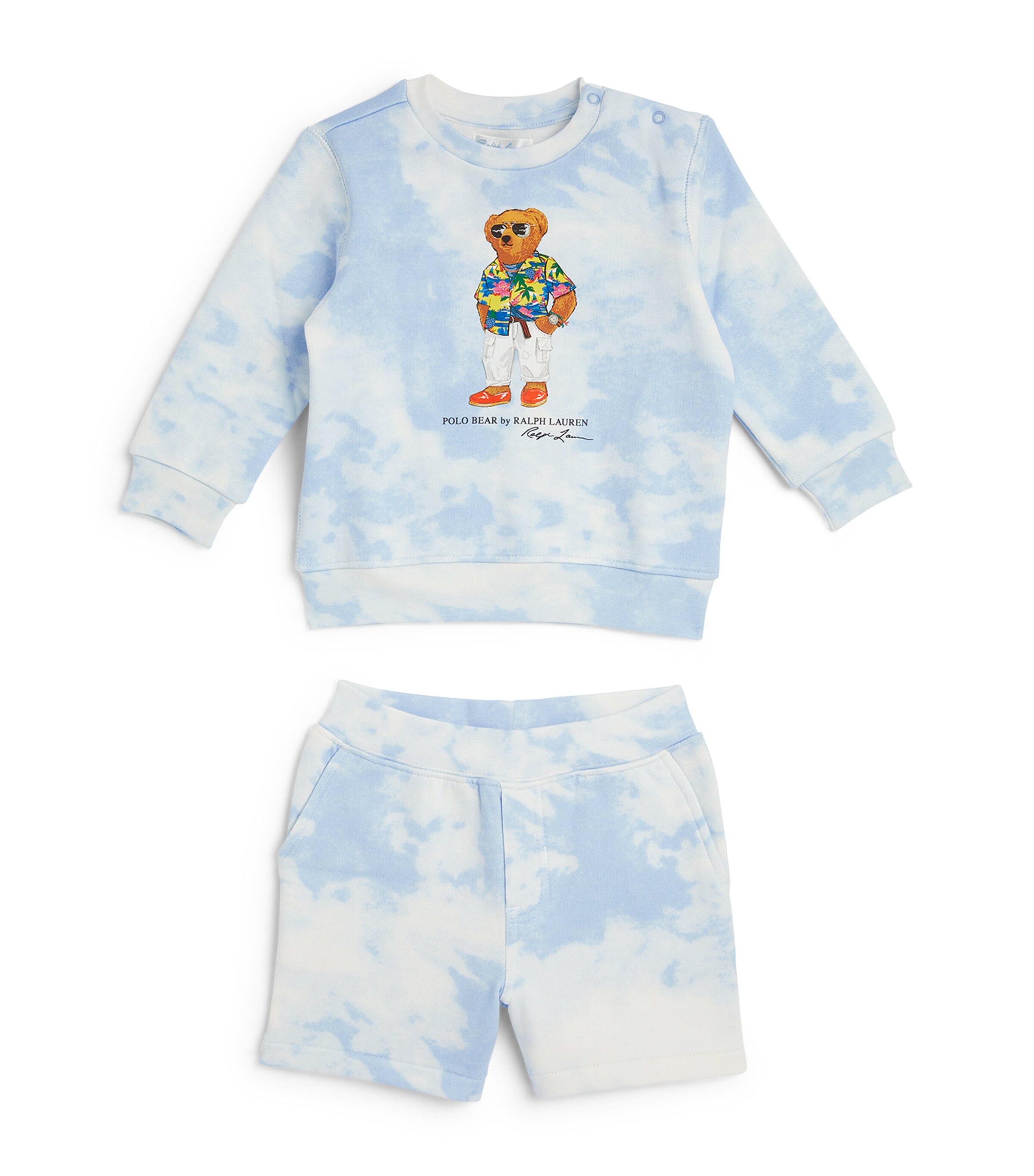 Ralph Lauren Kids Polo Bear Sweatshirt and Shorts Set 3 24 Months Harrods UK