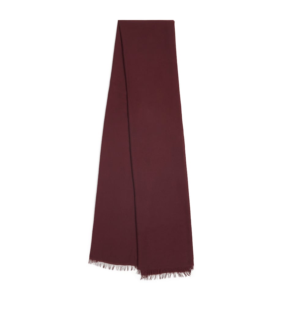 Fringe Butterfly Scarf BORDEAUX Image 1