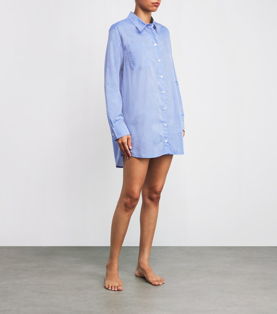 Cotton Nightshirt BLUE Image 2