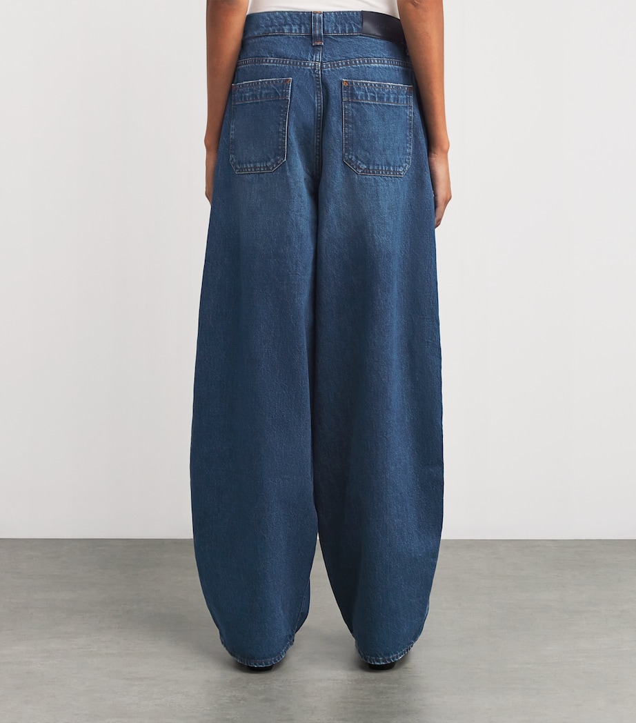 Riveted Balloon Jeans U71BL LE BLUE Image 4