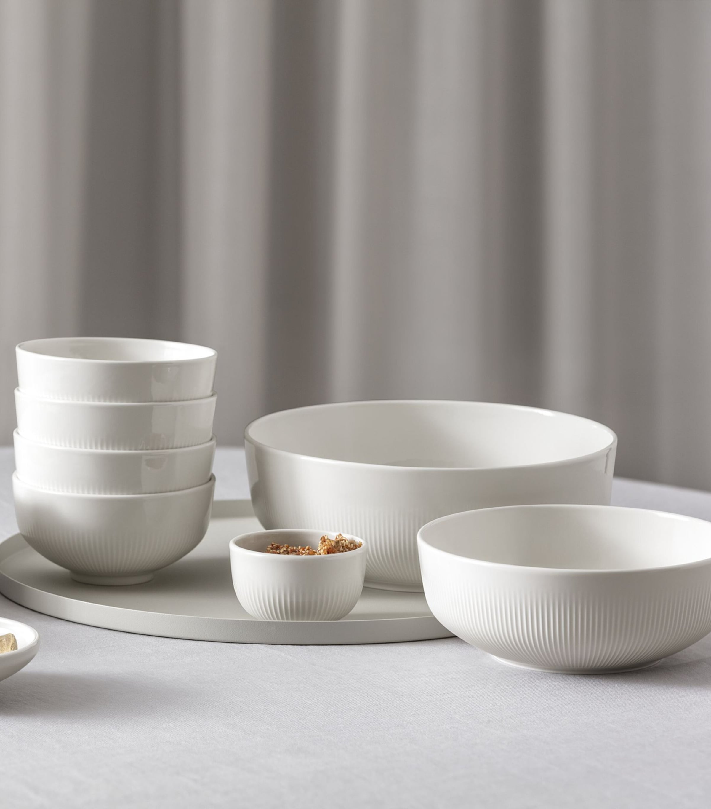 Porcelain Afina Bowl (13cm) WHITE Image 4