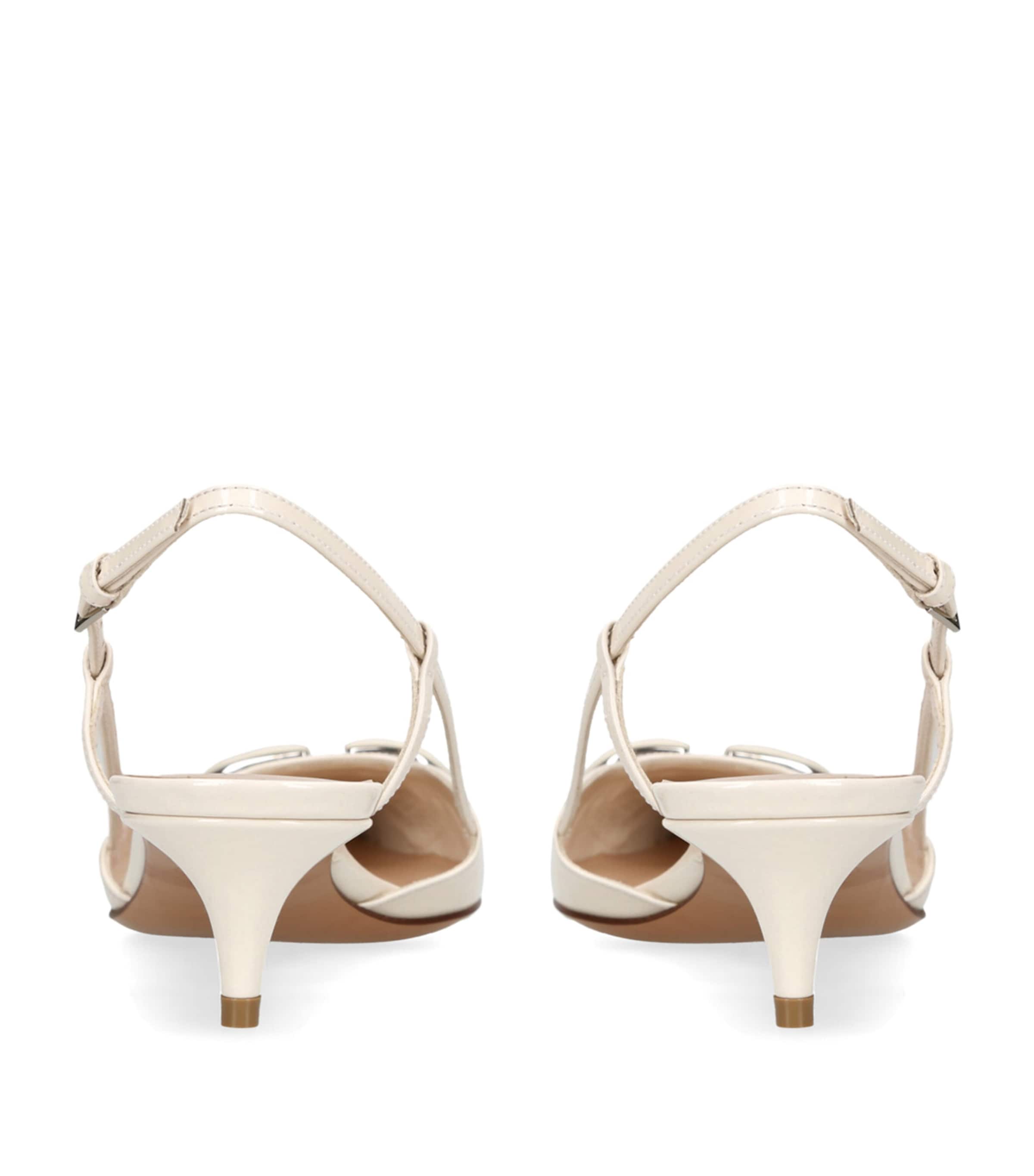 VLOGO Slingback Pumps 40 CREAM Image 4