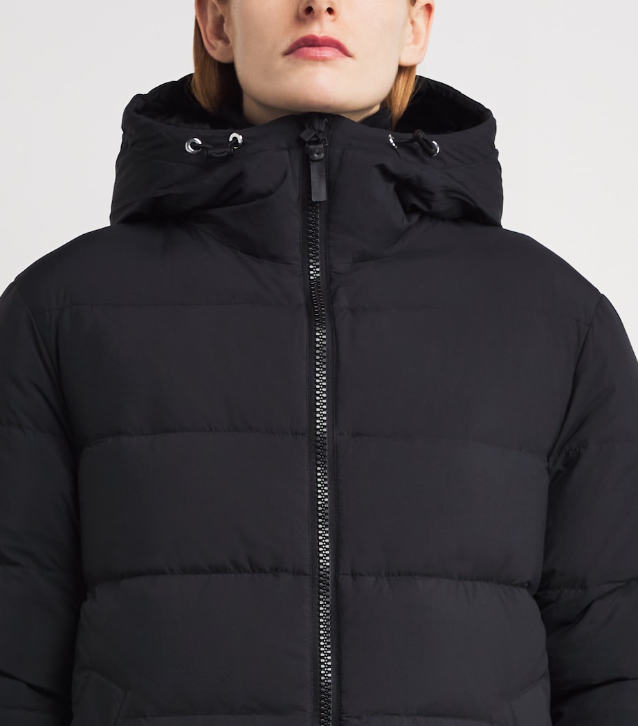 Down Rabbit Fur Reversible Puffer Jacket C99 Image 6