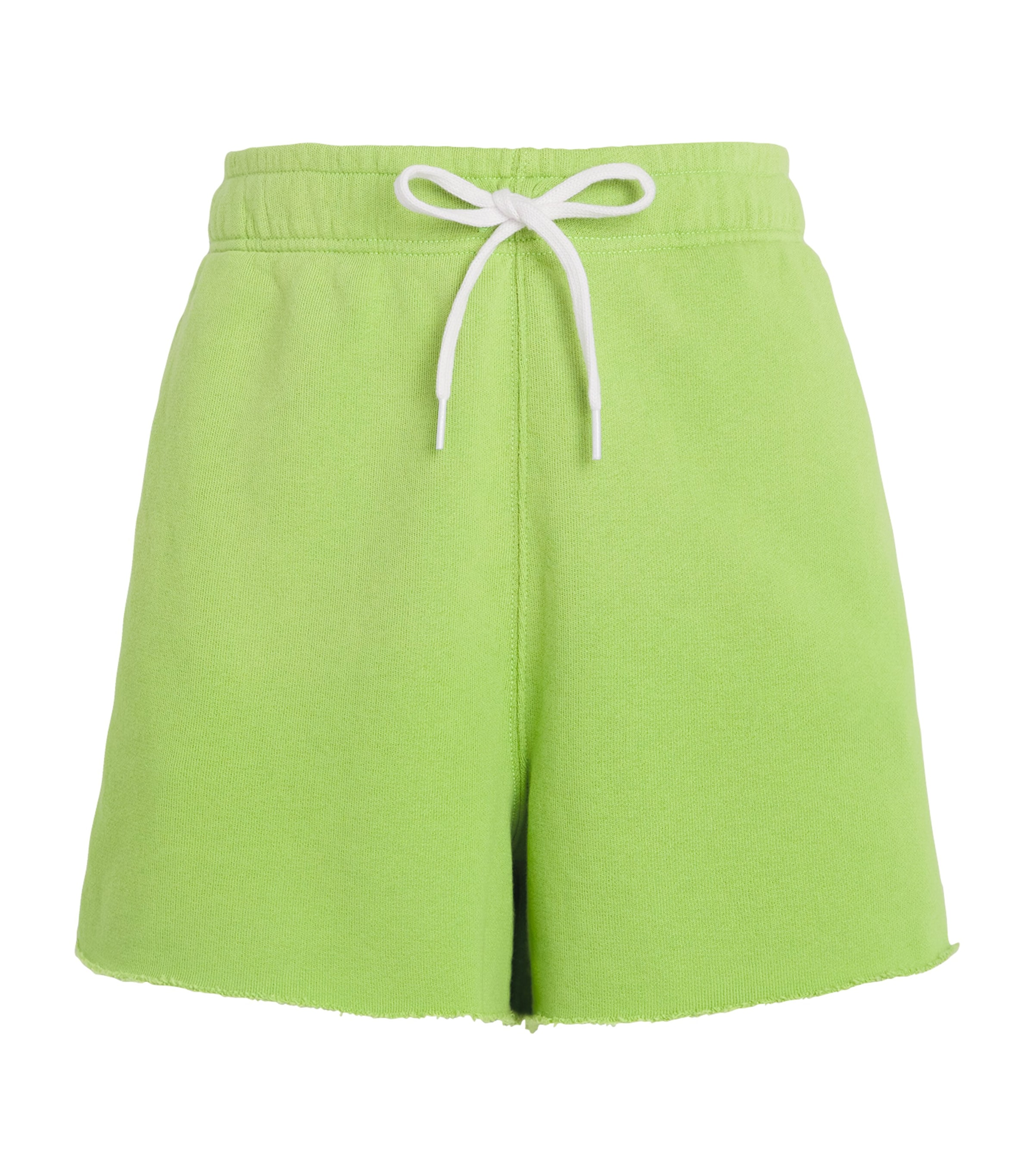 Polo Ralph Lauren Womens Fleece Cut-Off Shorts Parakeet Green Image 1