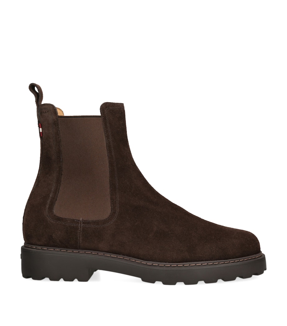 Suede Gevon Chelsea Boots BROWN Image 1