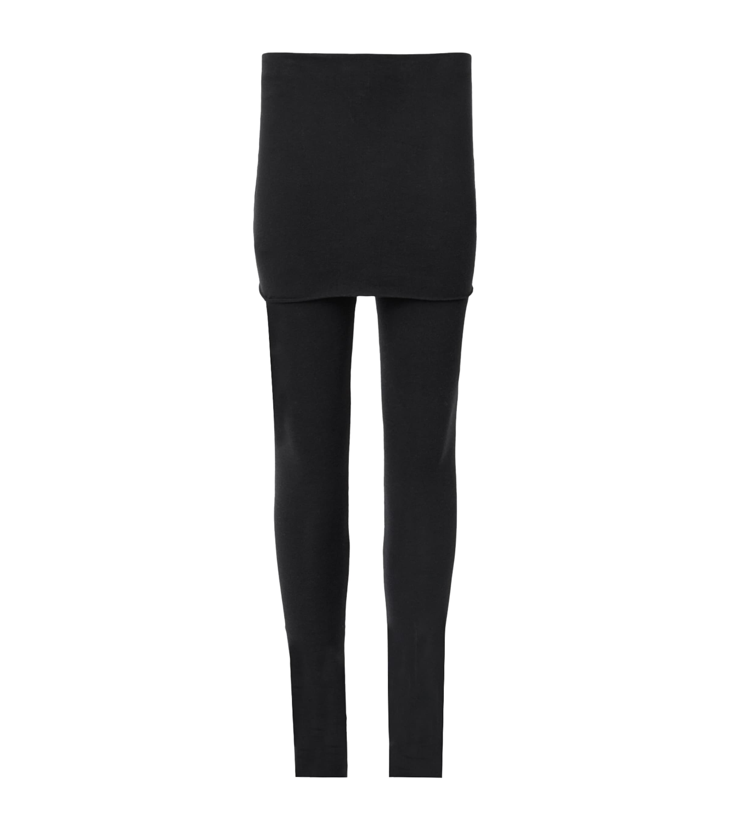 Allsaints Organic Cotton-blend Raffi Leggings In Black