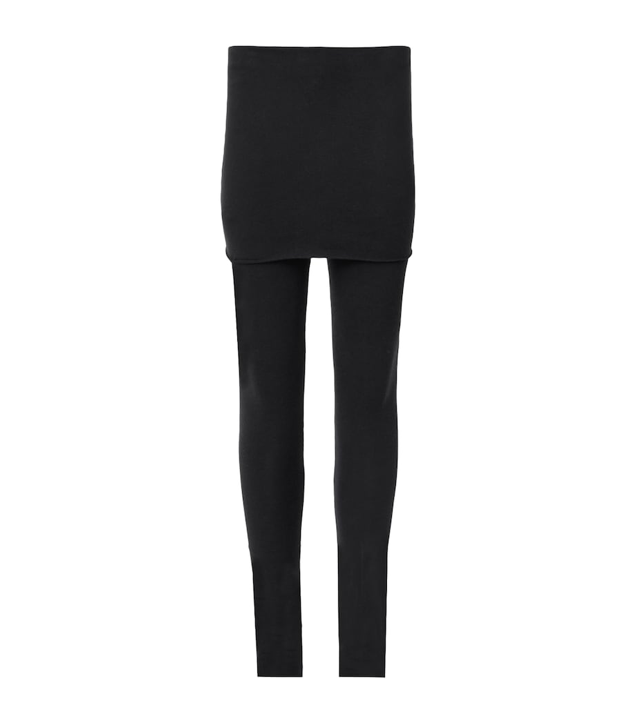 Organic Cotton-Blend Raffi Leggings BLACK Image 1