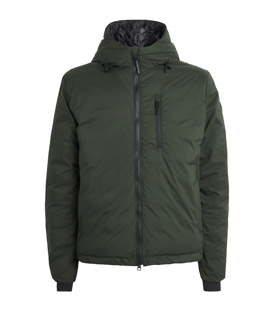 Canada Goose Mens Lodge Hooded Down Jacket Rowan Green Image 1