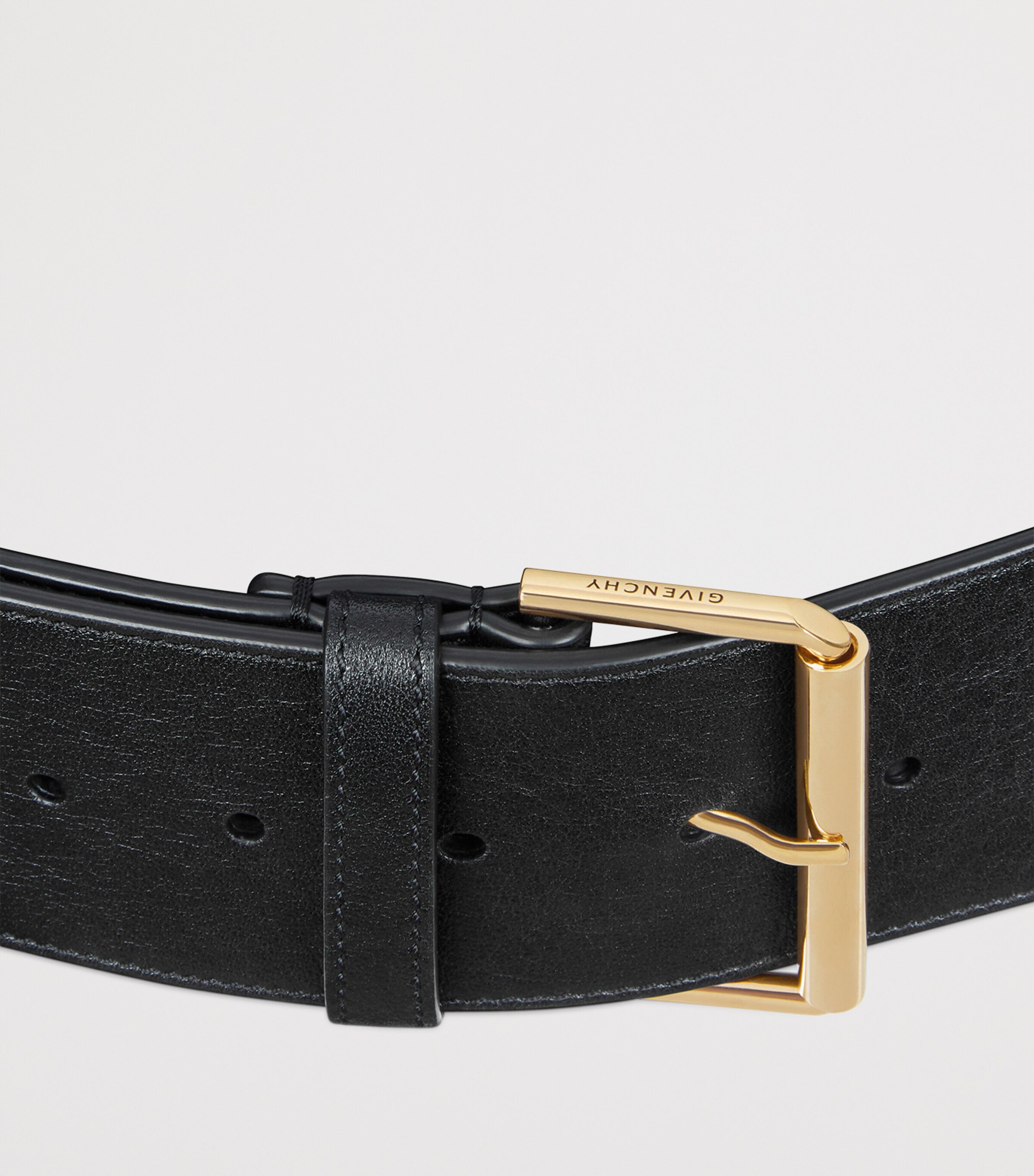 Leather Voyou Belt BLACK Image 4