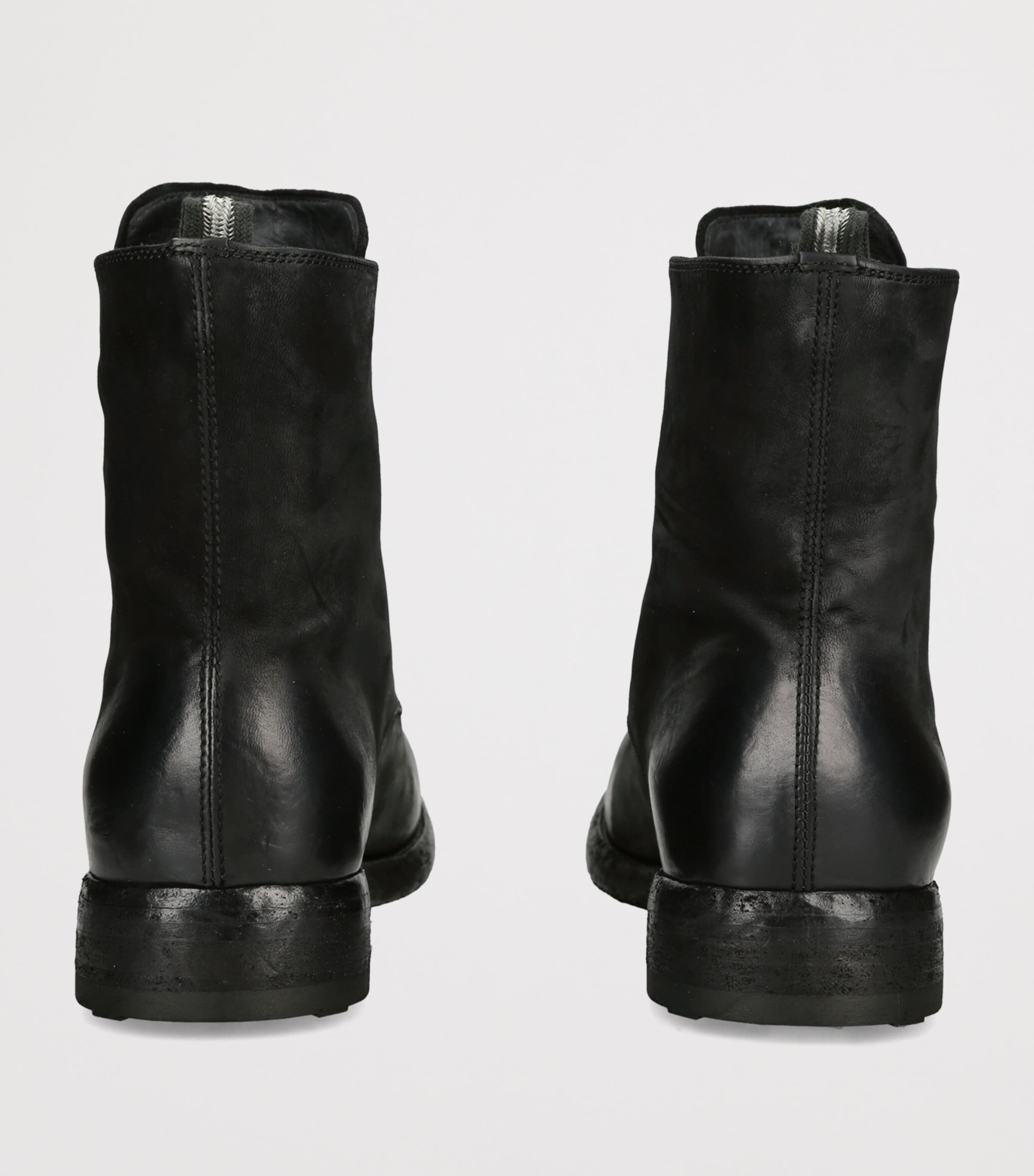Officine Creative Leather Bulla Ankle Boots Black Image 2
