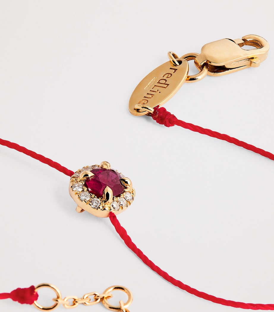 Yellow Gold, Diamond and Ruby Diva Bracelet YELLOW GOLD Image 4