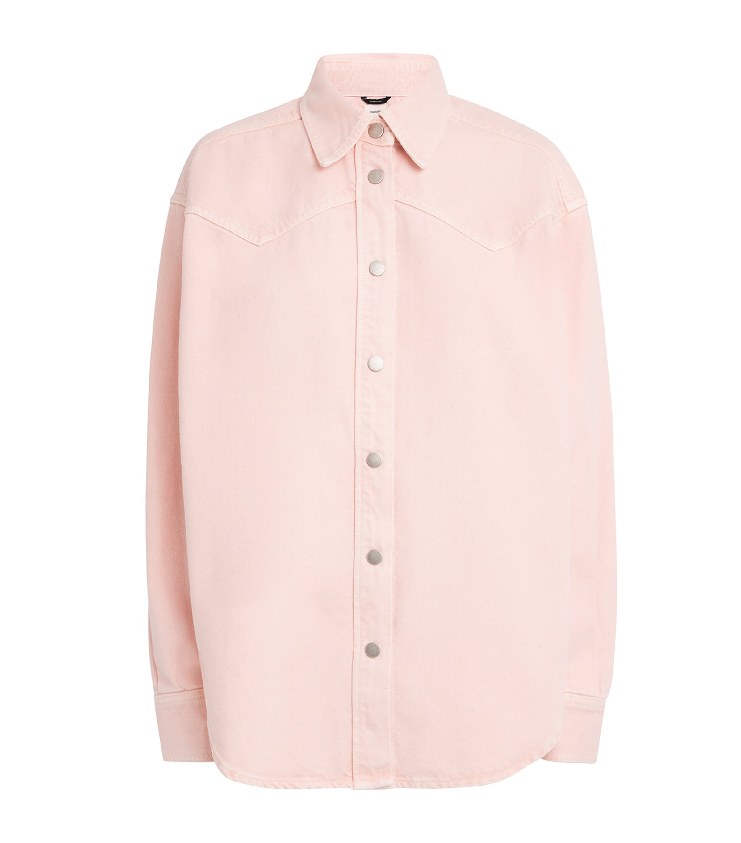Haikure Belty Denim Jacket In Pink