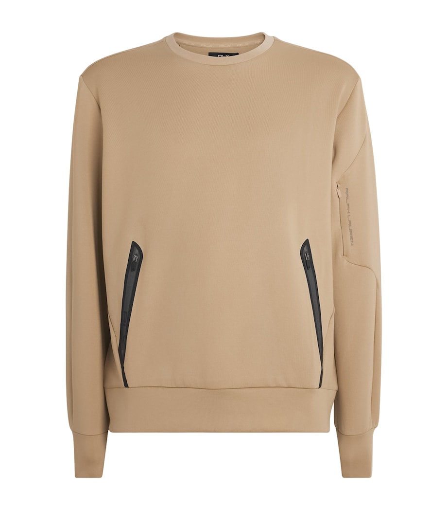 Fleece Crew-Neck Sweater CLASSIC KHAKI Image 1