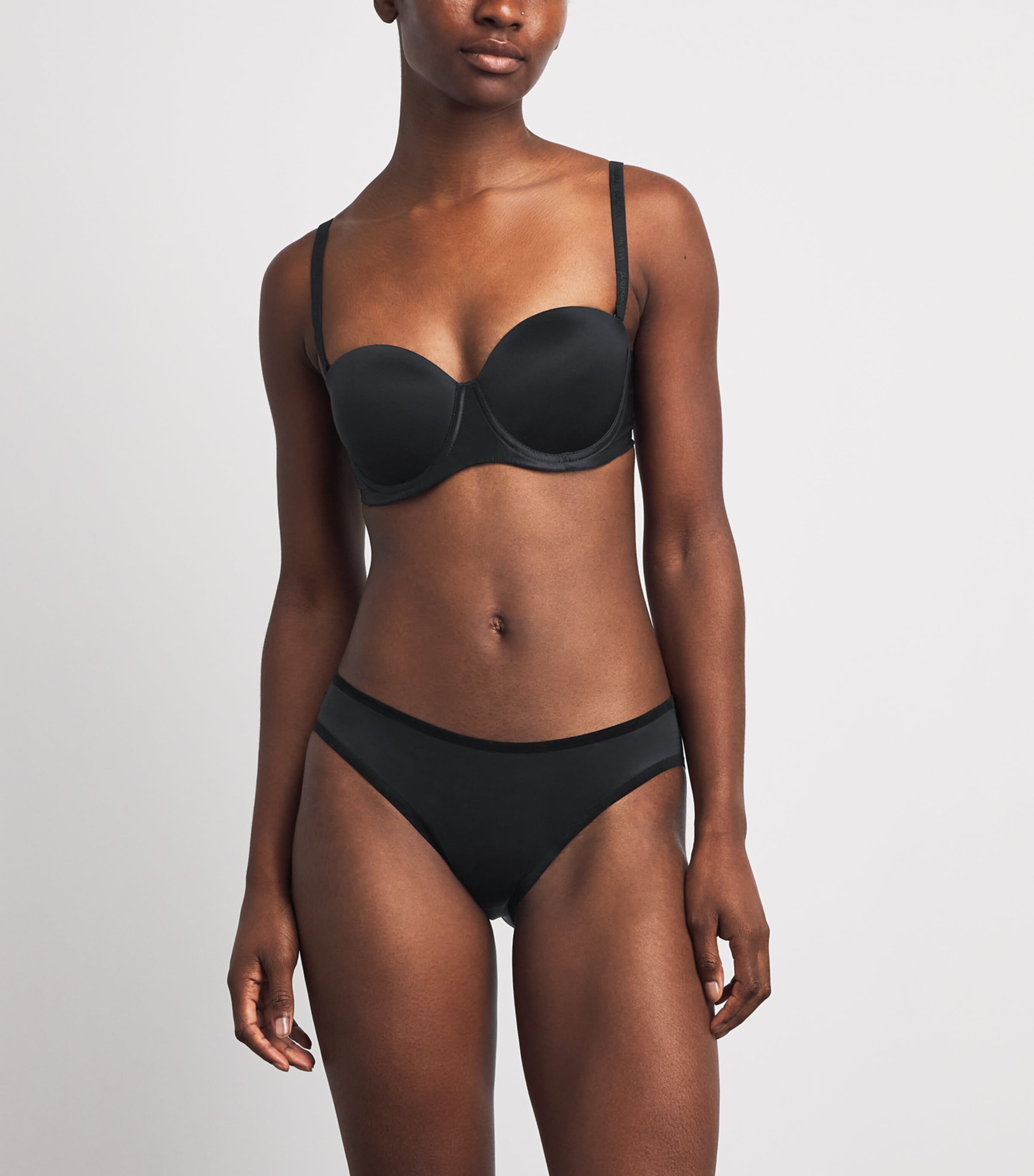 Wolford Womens Sheer Touch Bandeau Bra Black Image 2