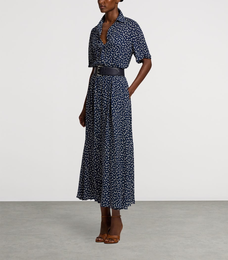 Sura Midi Shirt Dress NAVY-410 Image 9