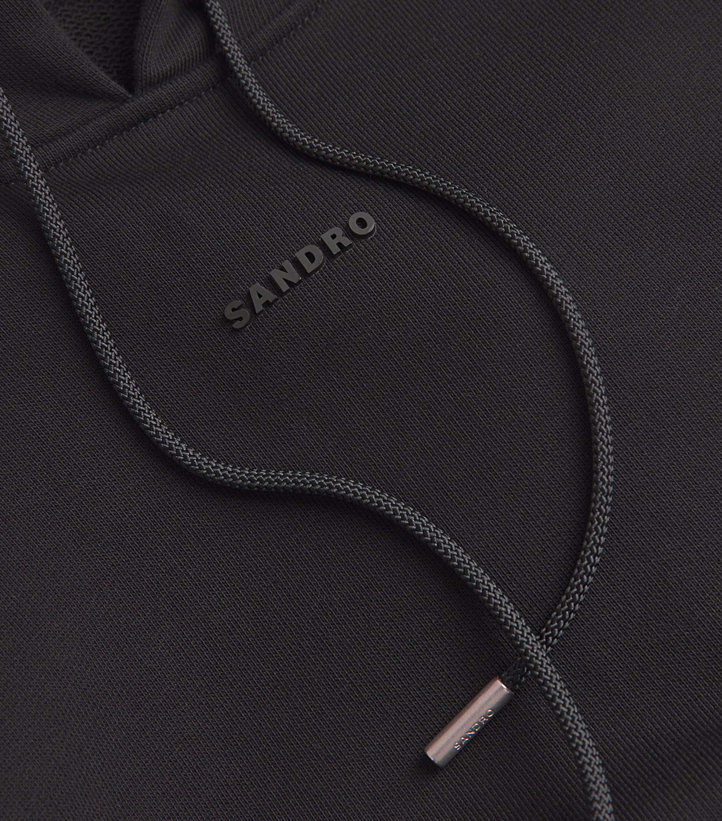 Cotton Logo Hoodie BLACK Image 5