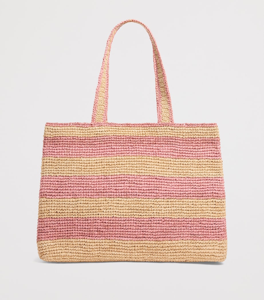Raffia Tote Bag RA ROSE PALE Image 2