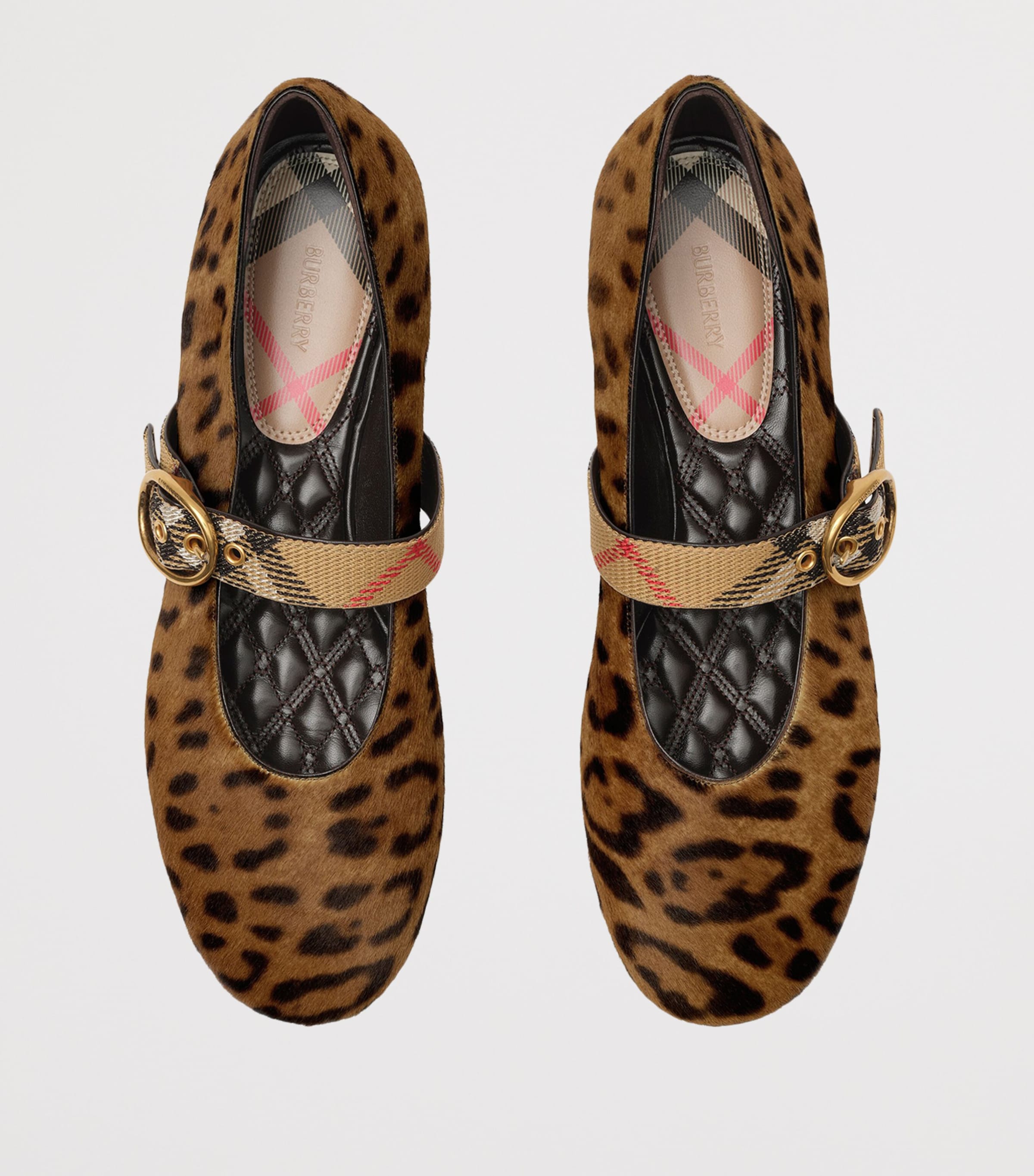 Burberry Leopard Print Robin Ballet Flats Leopard/black Image 4