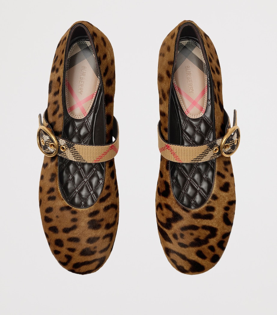 Burberry Leopard Print Robin Ballet Flats Leopard/black Image 4