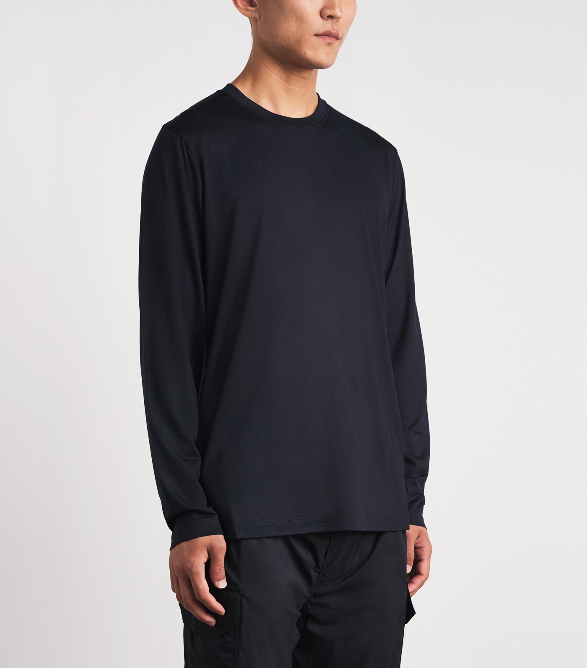 Sease Mens Merino Wool Base Layer Midnight Blue Image 4