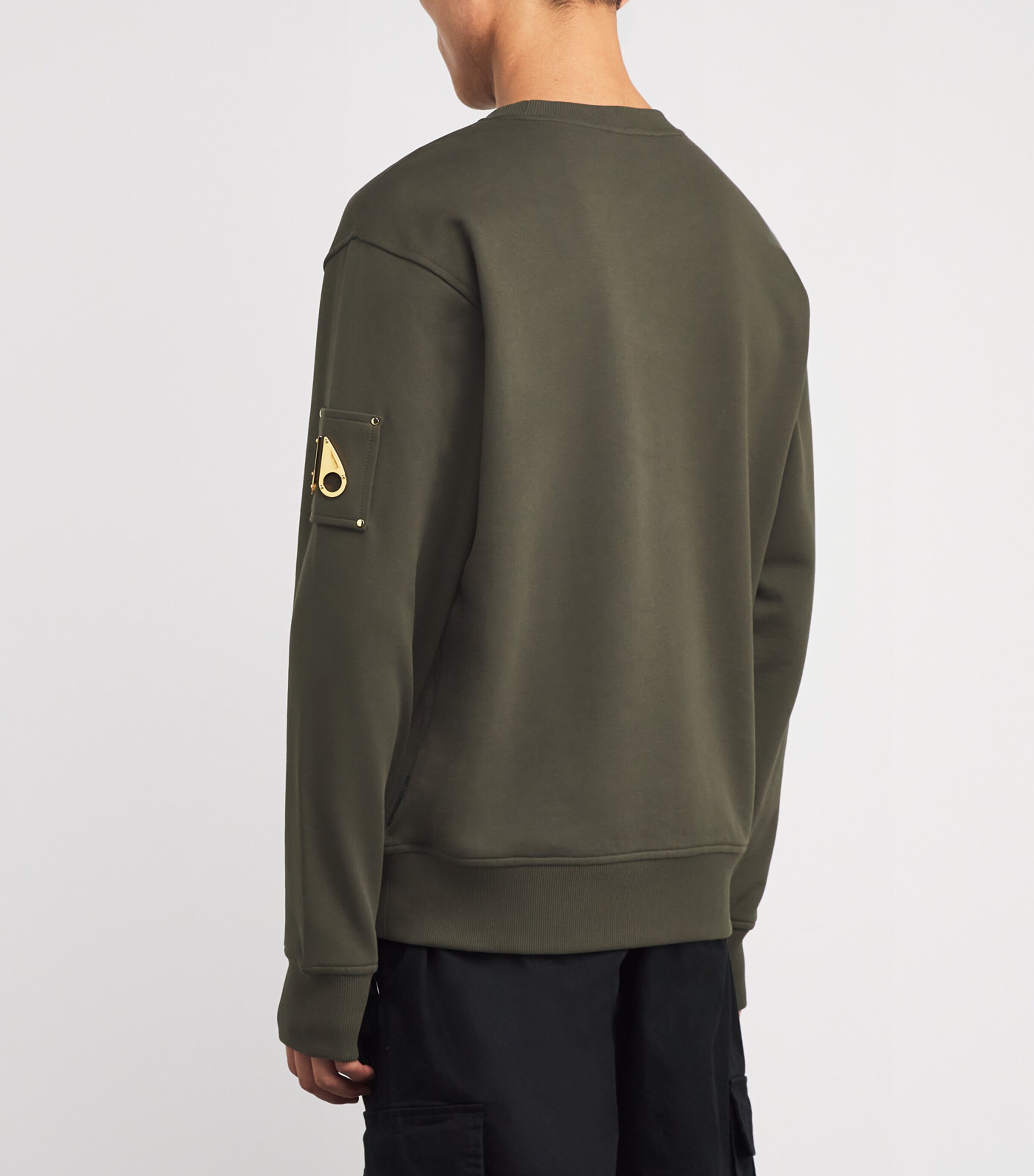 Cotton Snyder Sweatshirt DARK OLIVE - 1748 Image 4