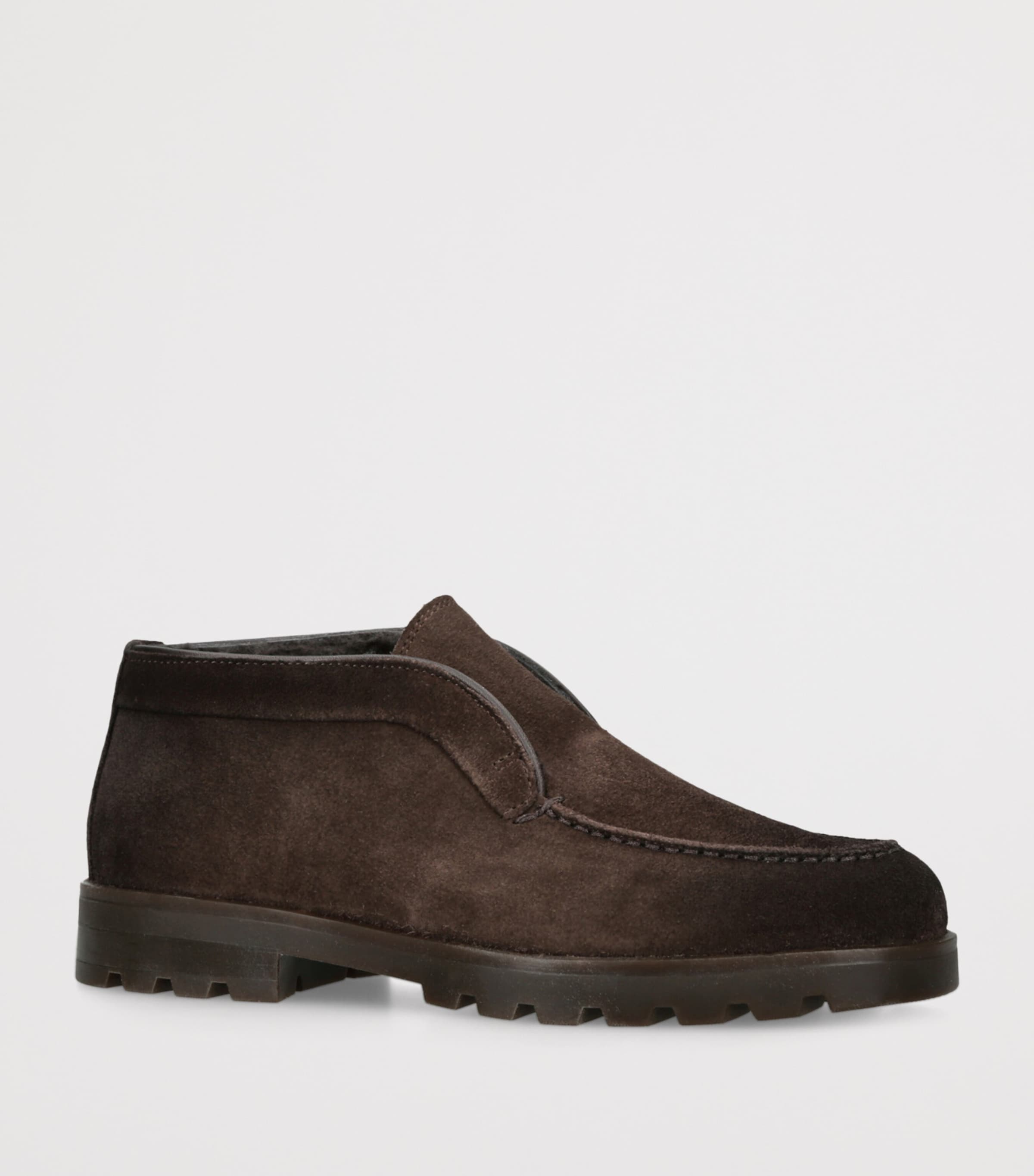Suede Detroit Desert Boots DARK BROWN Image 3
