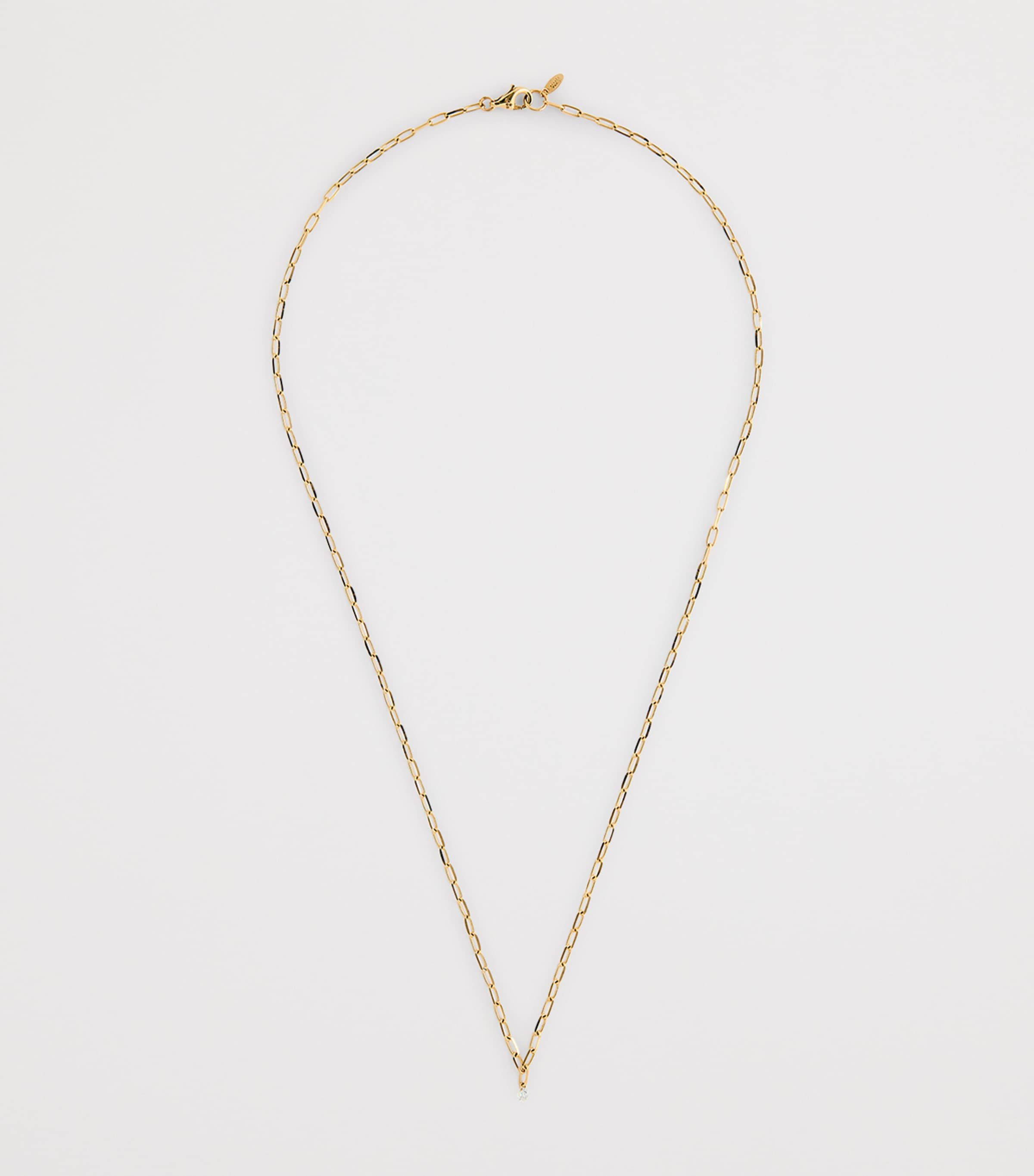 Yellow Gold and Diamond Danaé Necklace YELLOW GOLD Image 3
