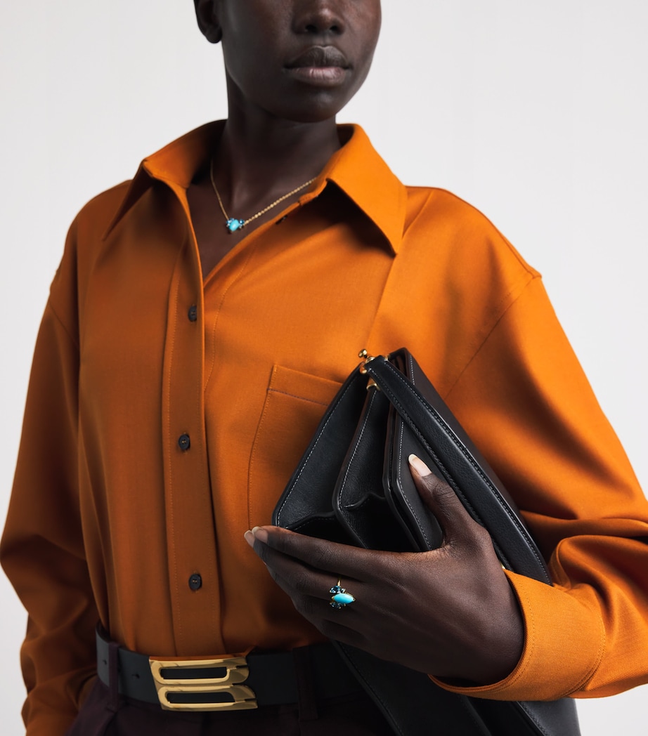 Yellow Gold, Topaz and Turquoise Batik Ring YELLOW GOLD Image 5