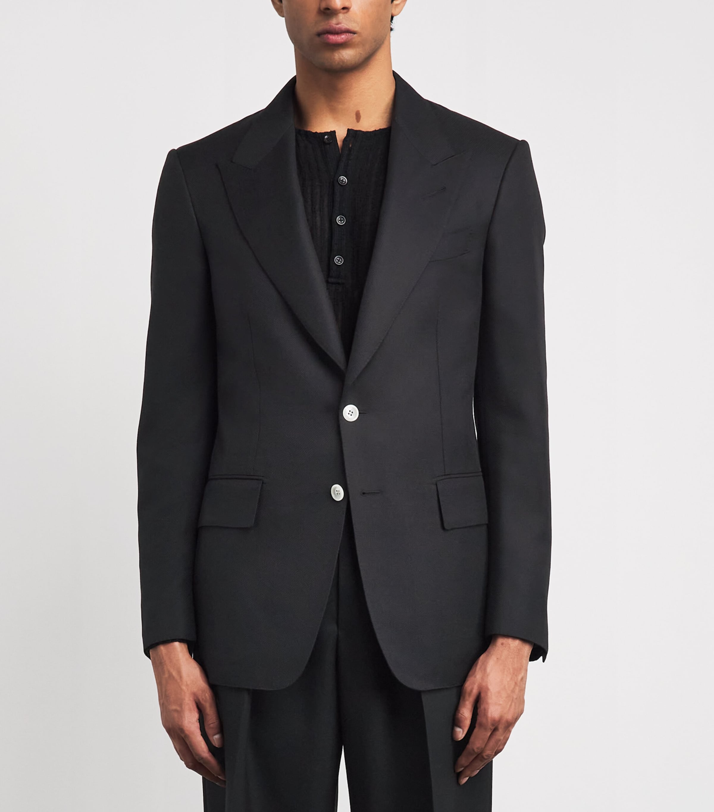 TOM FORD Mens Wool-Mohair-Silk Shelton Blazer Naa Image 4
