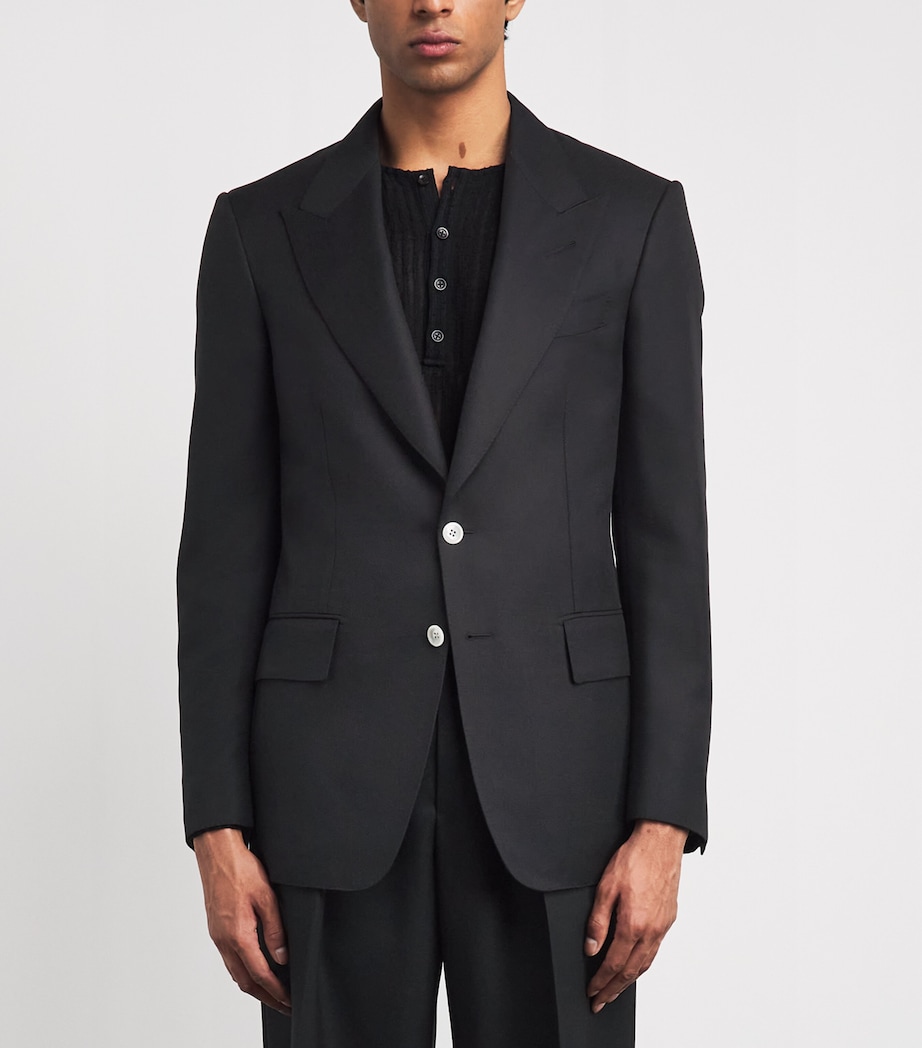 TOM FORD Mens Wool-Mohair-Silk Shelton Blazer Naa Image 4